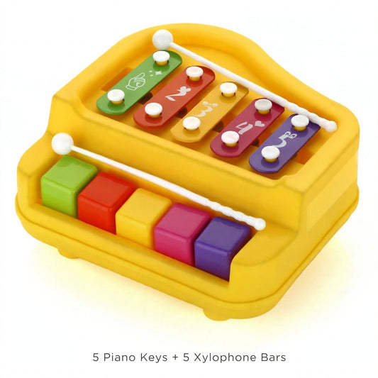 5 Piano Keys + 5 Xylophone Bars