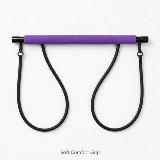Pilates Bar with Resistance Bands – Full-Body Home Gym