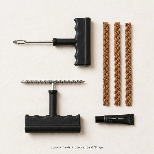 Tubeless Tyre Puncture Repair Kit – Fix Punctures on the Road
