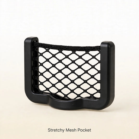 Car Seat Organizer – Mesh Storage for Phone, Bottle & Purse