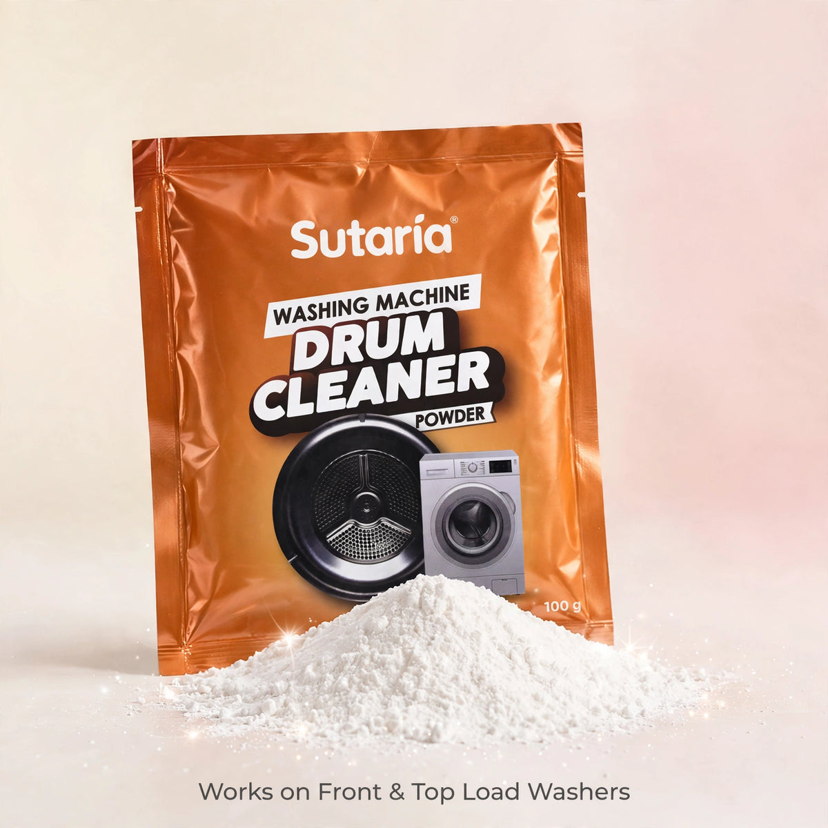 Washing Machine Drum Cleaner Powder – Remove Smell & Dirt Inside