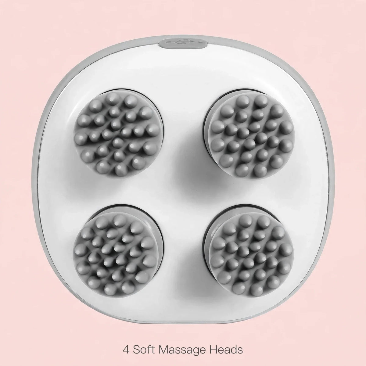 Electric Scalp Massager – 4 Heads, USB Rechargeable