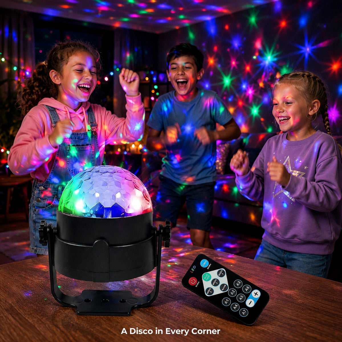 USB Star Projector Disco Light – Party Mood at Home