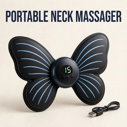 Portable Neck Massager – EMS Rechargeable for Stiff Neck
