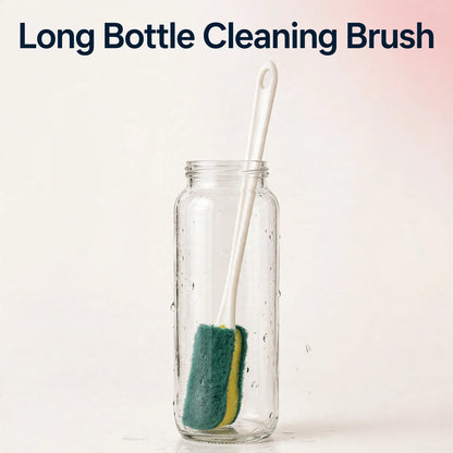 Long Bottle Cleaning Brush – Reach Inside Every Bottle & Jar