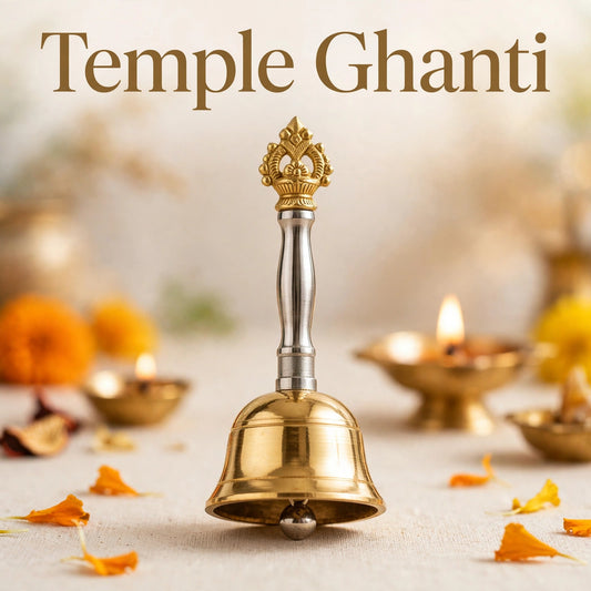 Temple Ghanti – Brass Pooja Bell