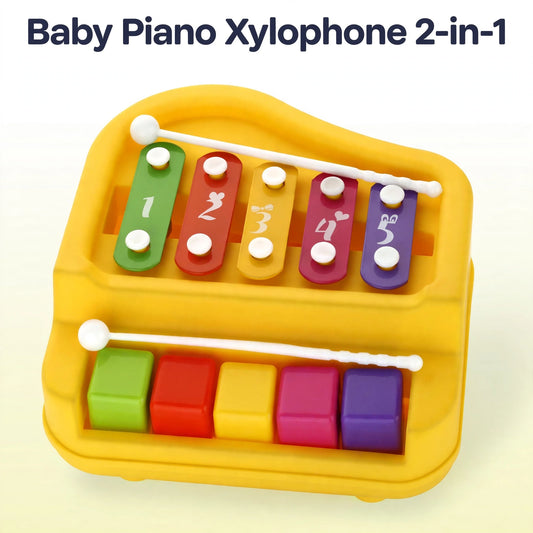 Baby Piano Xylophone 2-in-1 musical toy