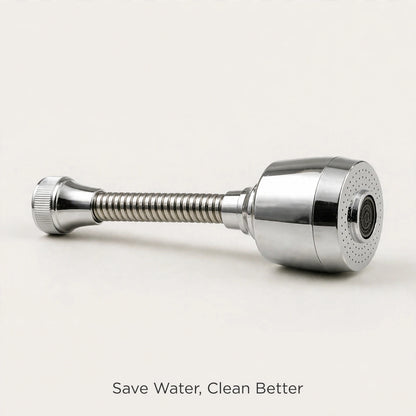 Water-Saving Faucet Sprayer – 360° Rotating Tap Extender