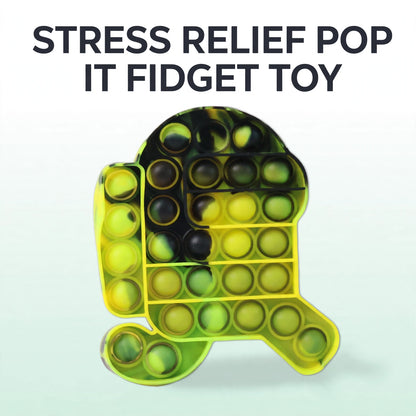 Stress Relief Pop It Fidget Toy – Press, Pop, Relax