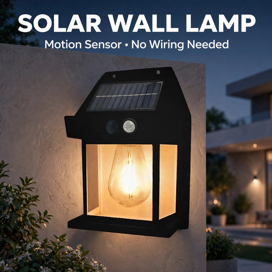 Solar Wall Lamp with Motion Sensor - hero