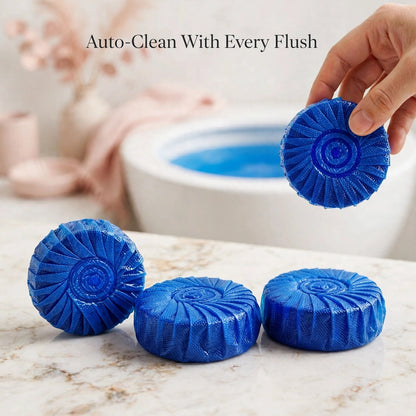 Blue Toilet Cleaner Tablets – Auto-Clean with Every Flush