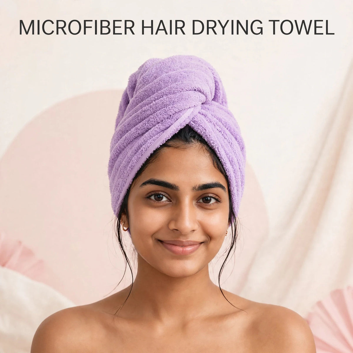 Microfiber Hair Drying Towel – Dry Hair Fast, Less Frizz