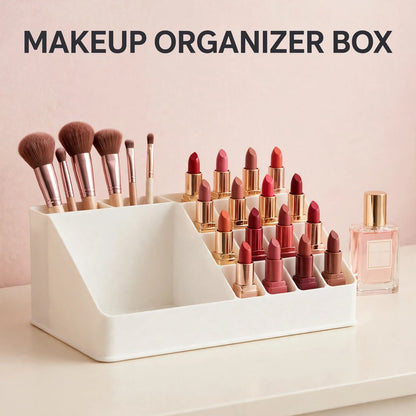 Makeup Organizer Box – Multi-Compartment Storage