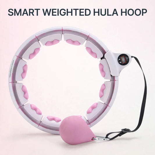 Adjustable Smart Weighted Hula Hoop – Fun Waist Workout