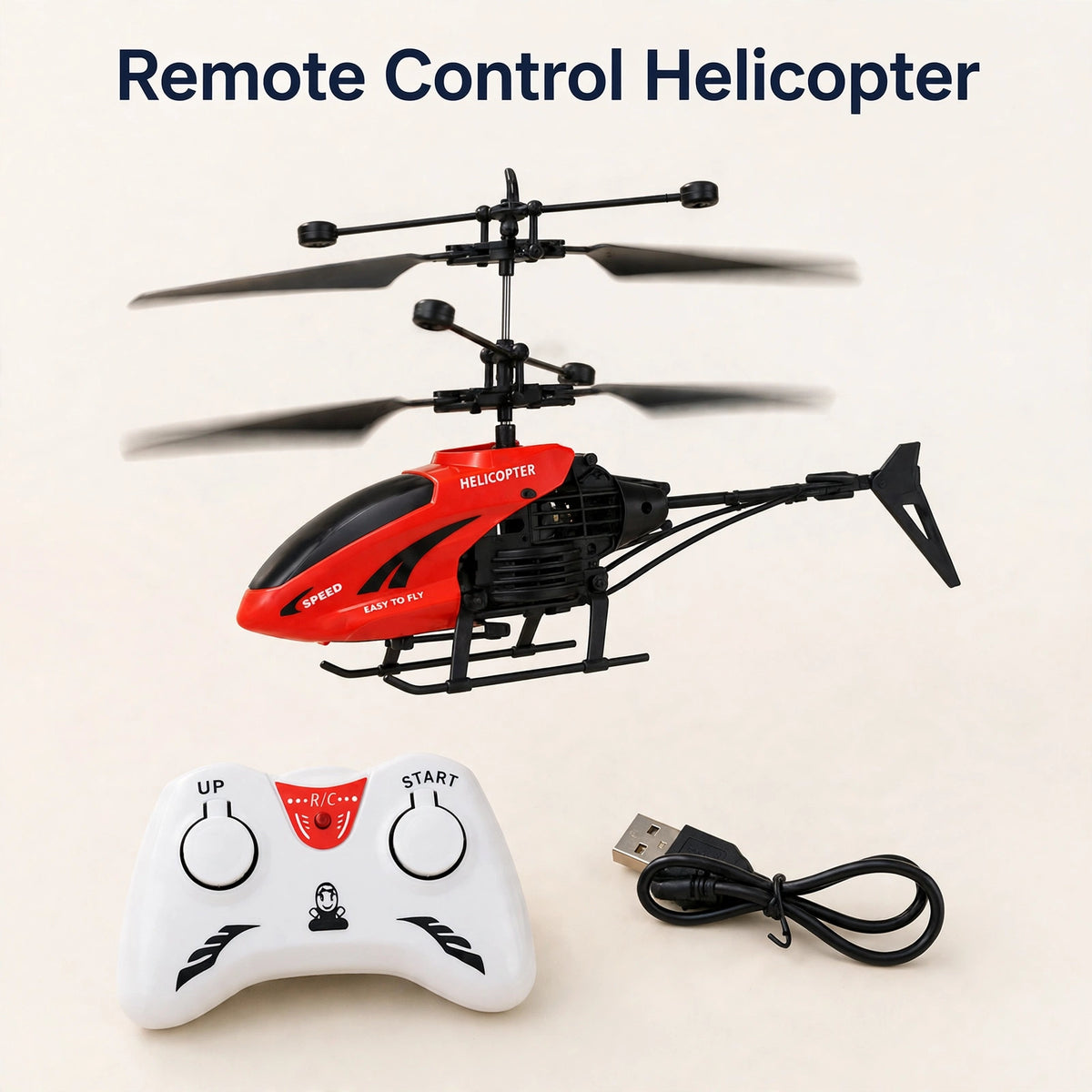 Remote Control Helicopter – USB Chargeable, Flying Fun