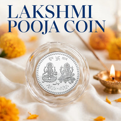 Goddess Lakshmi Pooja Coin – Shubh Laabh for Diwali