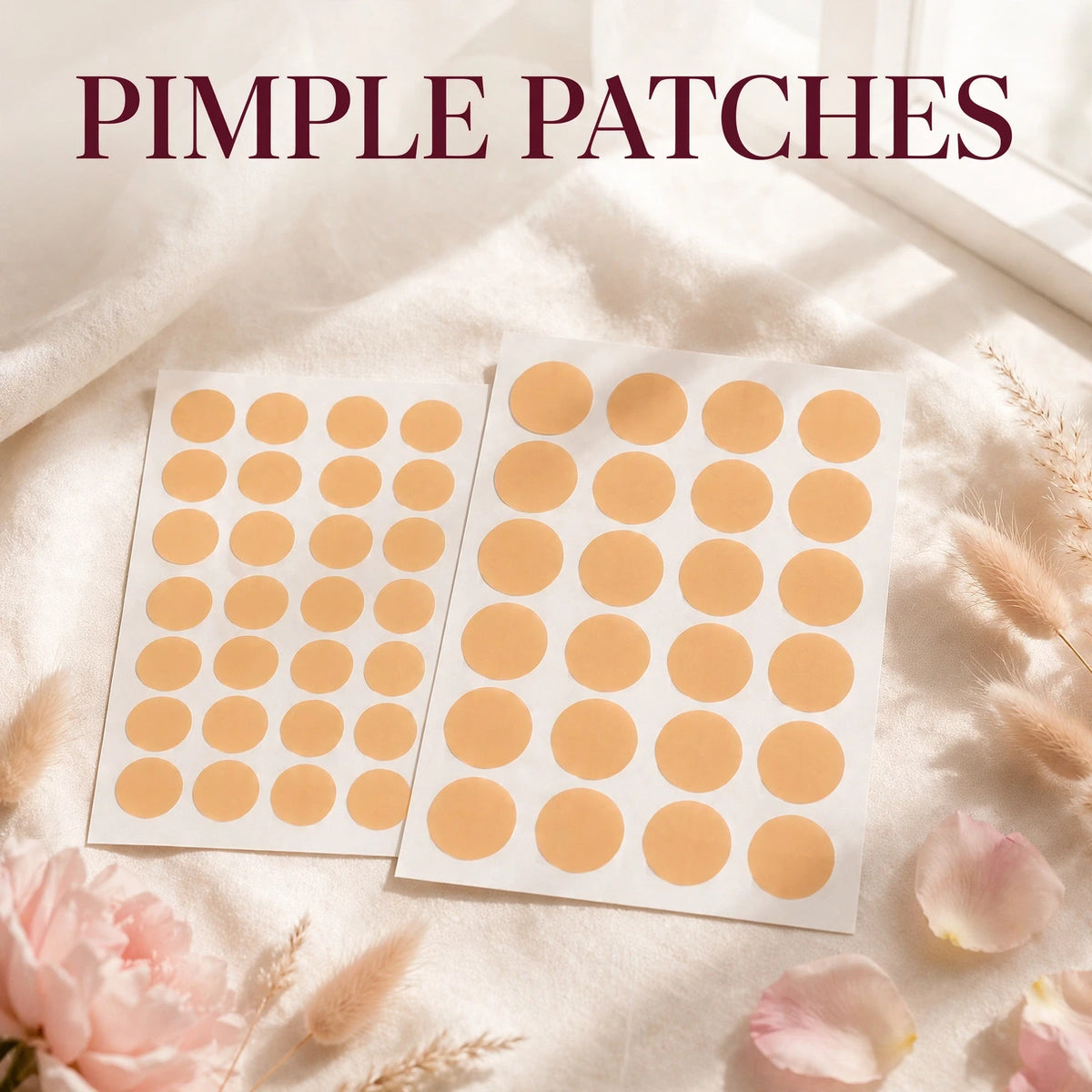 Pimple Patches – Hydrocolloid + Tea Tree
