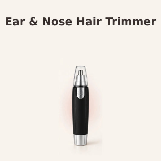 Battery Ear & Nose Hair Trimmer – Painless Grooming at Home