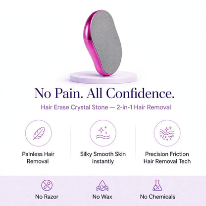 Crystal Hair Eraser features - No Pain All Confidence