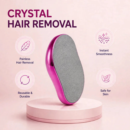 Crystal Hair Eraser - Painless Hair Removal Stone for Smooth, Silky Skin