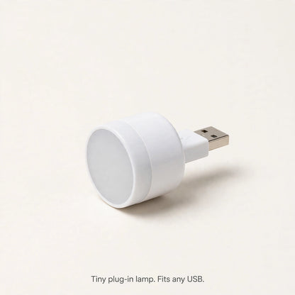 USB LED Night Lamp – Plug-in Soft Glow