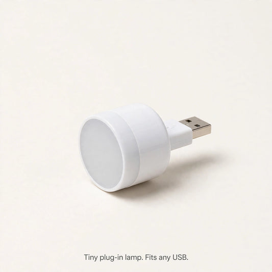 USB LED Night Lamp – Plug-in Soft Glow