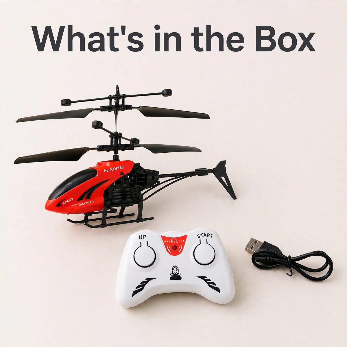 Remote Control Helicopter – USB Chargeable, Flying Fun