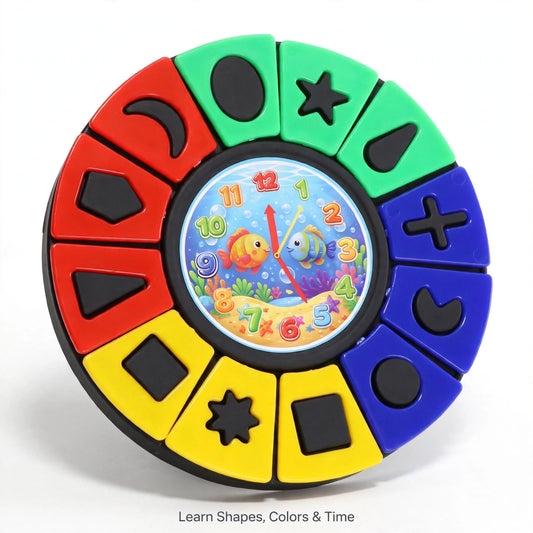 Learn Shapes, Colors & Time