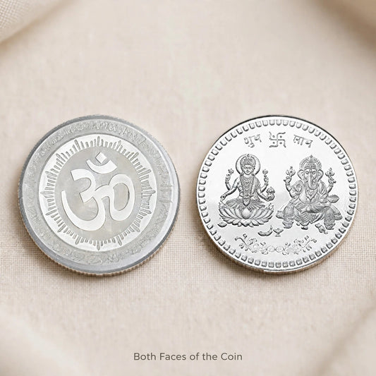 Goddess Lakshmi Pooja Coin – Shubh Laabh for Diwali