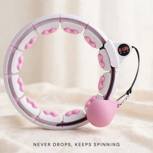 Adjustable Smart Weighted Hula Hoop – Fun Waist Workout
