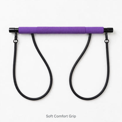 Pilates Bar with Resistance Bands – Full-Body Home Gym