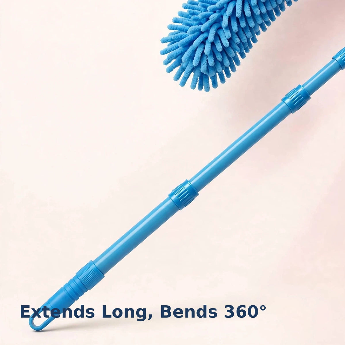 Extendable Microfiber Fan Duster – Clean Fan Blades Without a Stool
