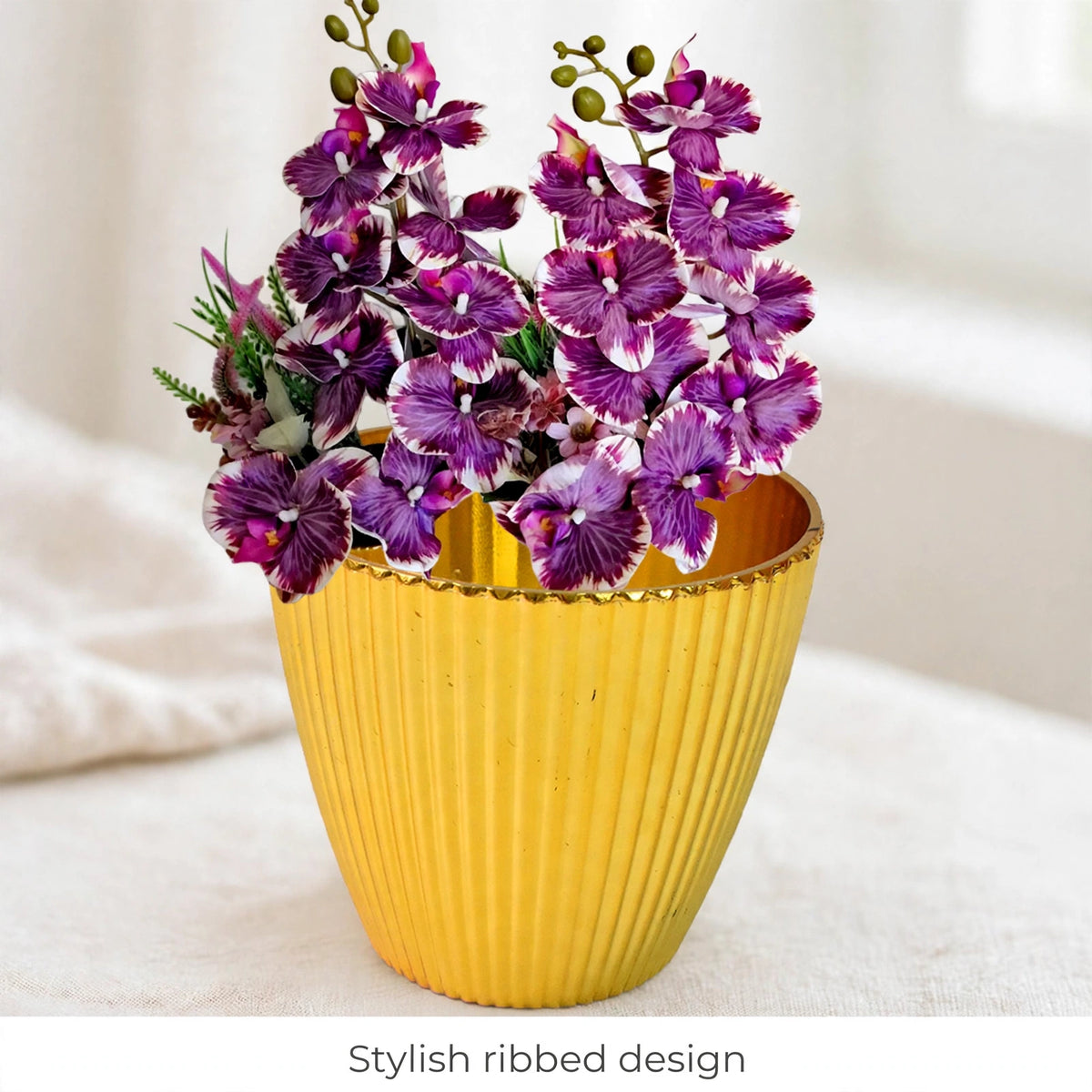 Stylish ribbed design