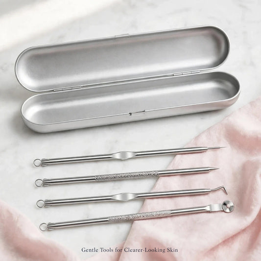 Blackhead Remover Tool Kit – 4-in-1 Stainless Steel