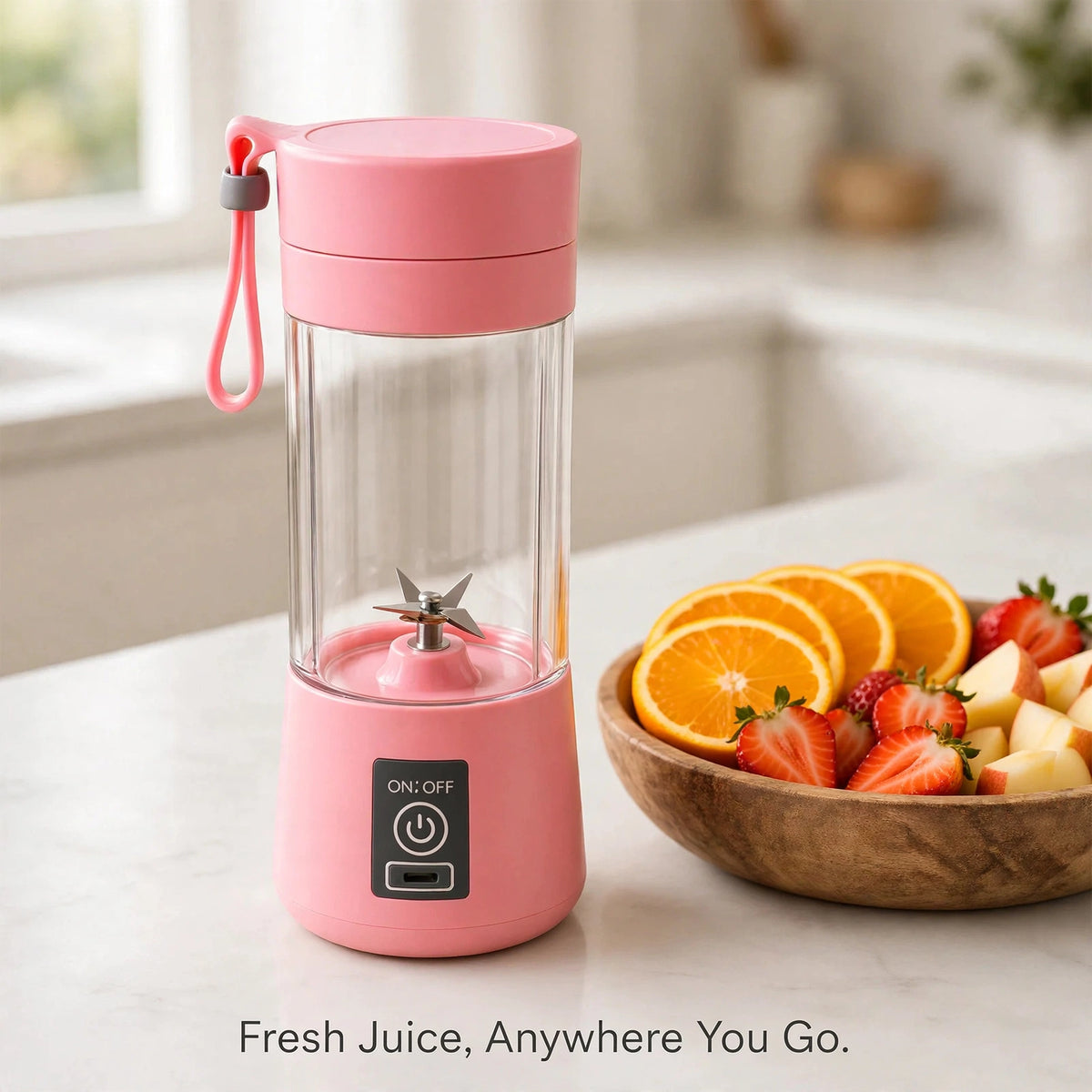Portable USB Juicer 6-blade blender - image 2
