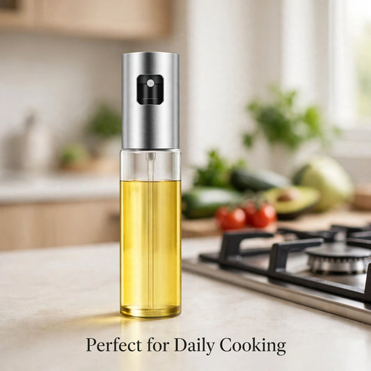 Oil Sprayer – 100ml Glass Bottle for Less-Oil Healthy Cooking