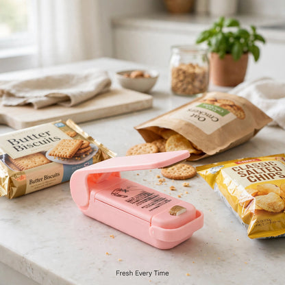 Mini Bag Sealer – Keep Snacks Fresh & Airtight