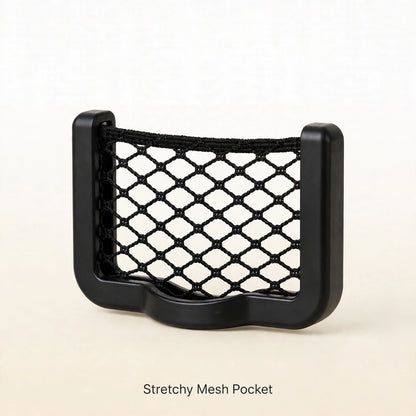 Car Seat Organizer – Mesh Storage for Phone, Bottle & Purse