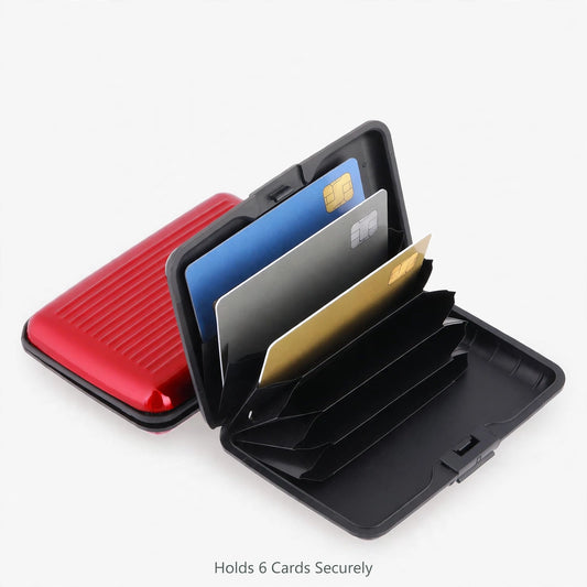 Open case with 6 card slots