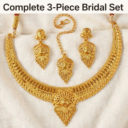 Complete 3-piece bridal haram set