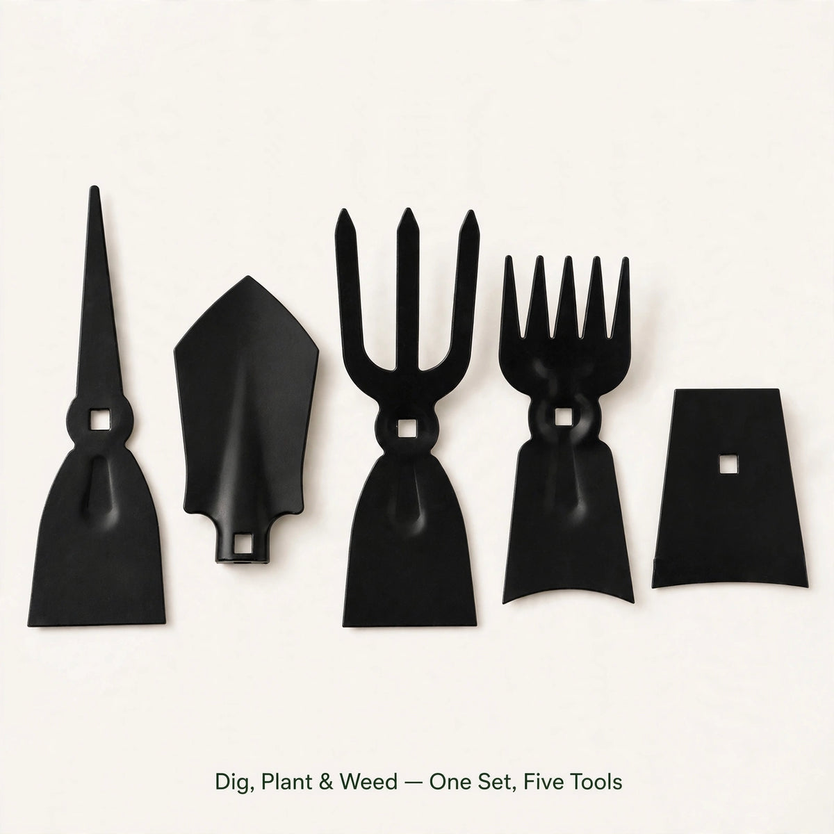 5-in-1 Gardening Hand Tool Set – Dig, Plant & Weed