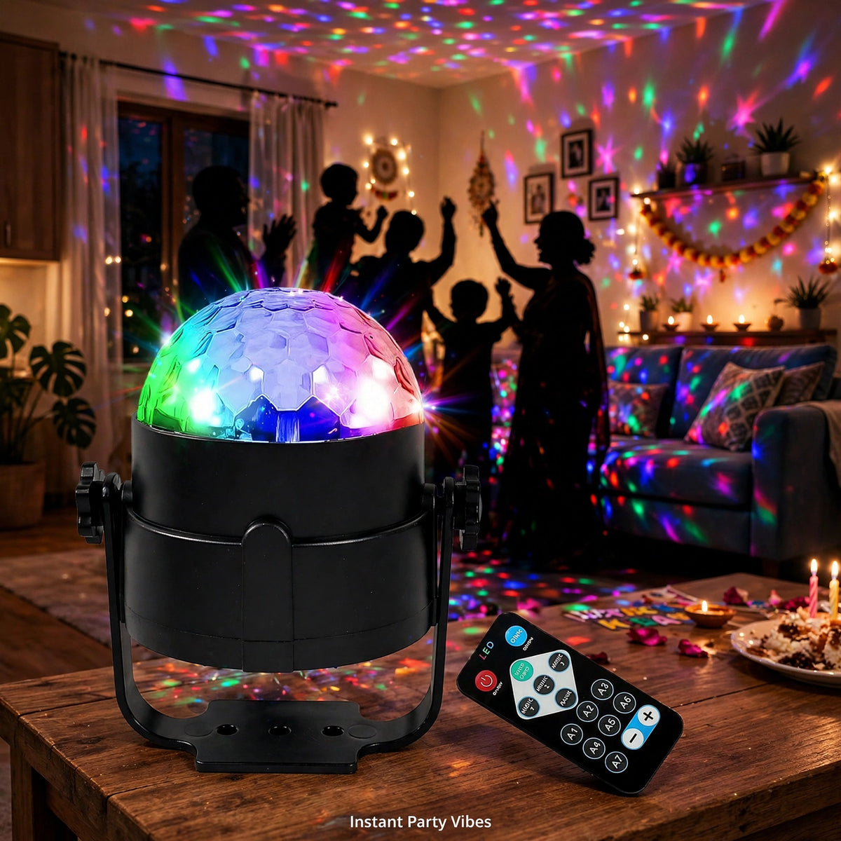 USB Star Projector Disco Light – Party Mood at Home