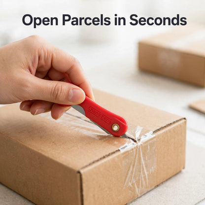 Mini Paper Cutter Knife 12-pack – Safe Parcel Opener & Craft