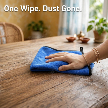 Microfiber Cleaning Cloth 40x30cm – Dust & Grease Without Chemicals