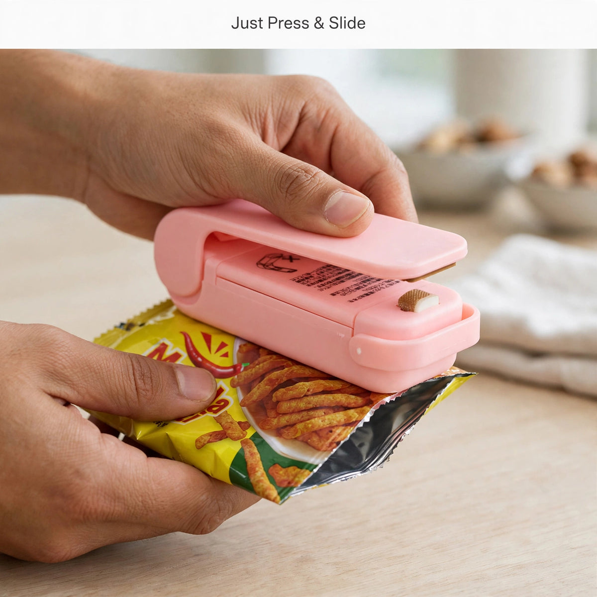 Mini Bag Sealer – Keep Snacks Fresh & Airtight
