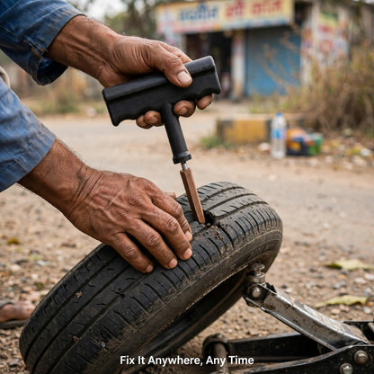 Tubeless Tyre Puncture Repair Kit – Fix Punctures on the Road