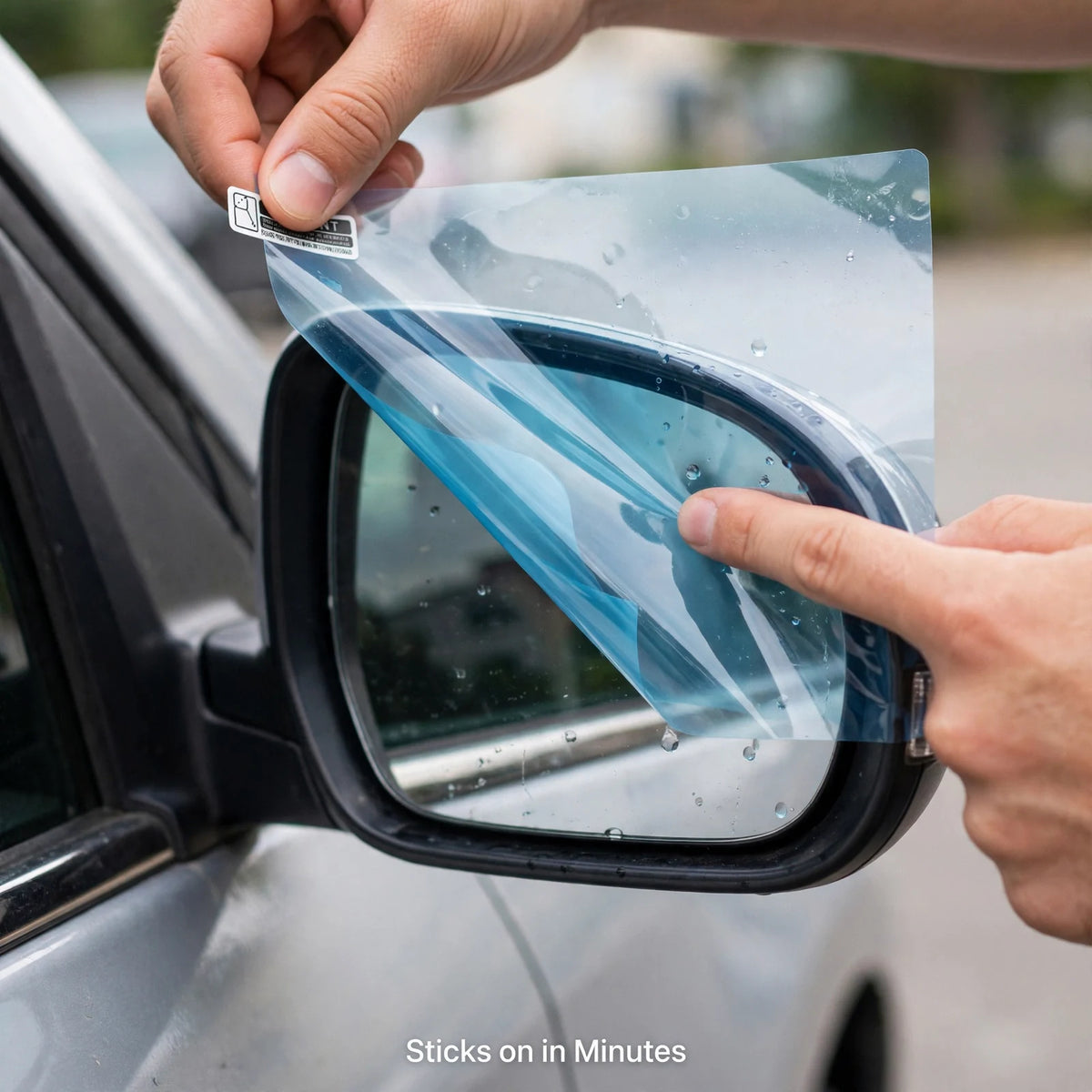 Car Mirror Anti-Fog Film – Clear Mirror in Rain & Winter