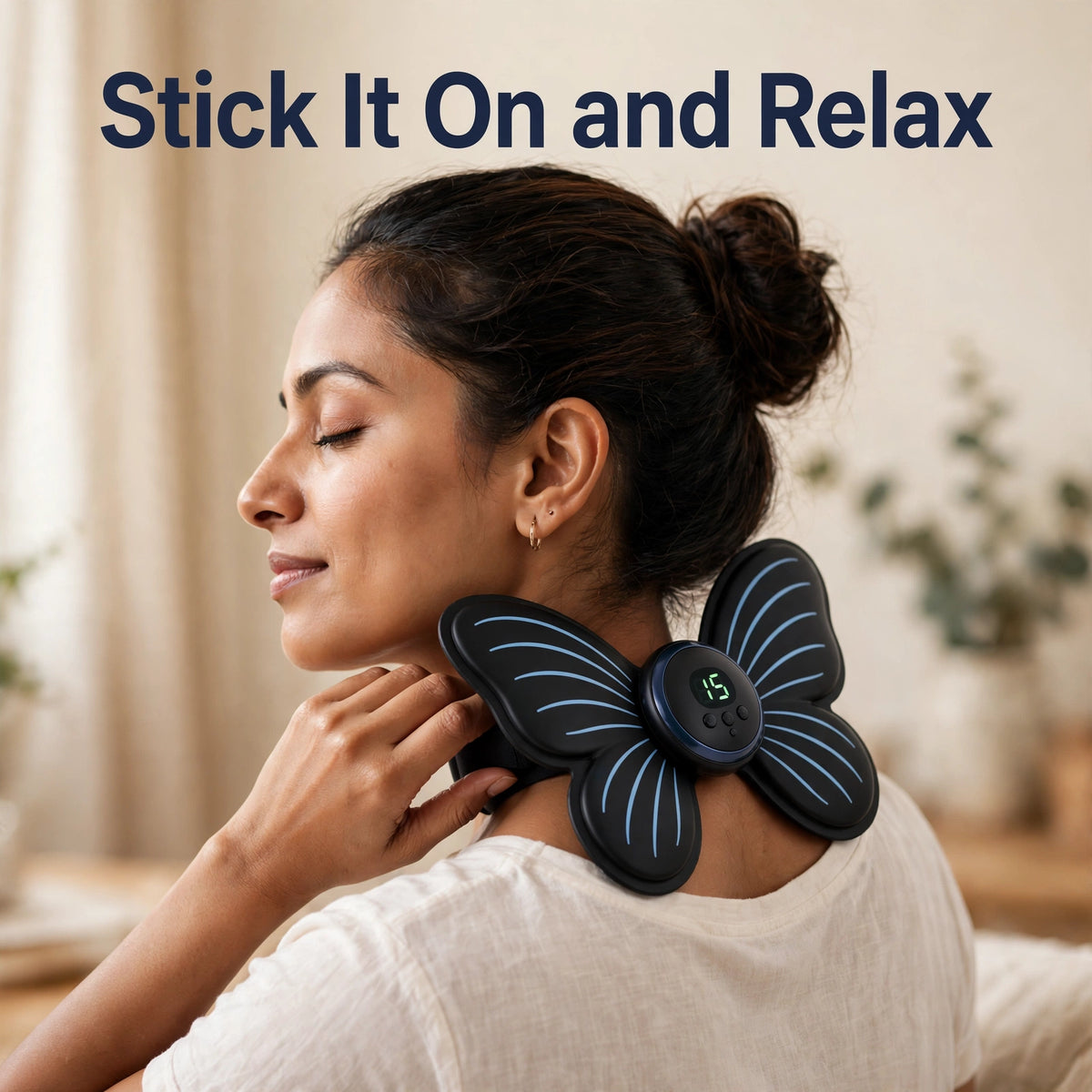 Portable Neck Massager – EMS Rechargeable for Stiff Neck