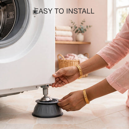 Washing Machine Anti-Vibration Pads 4pc – Stop Shaking & Noise