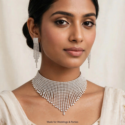 Bollywood Style AD Heavy Choker – Statement Look